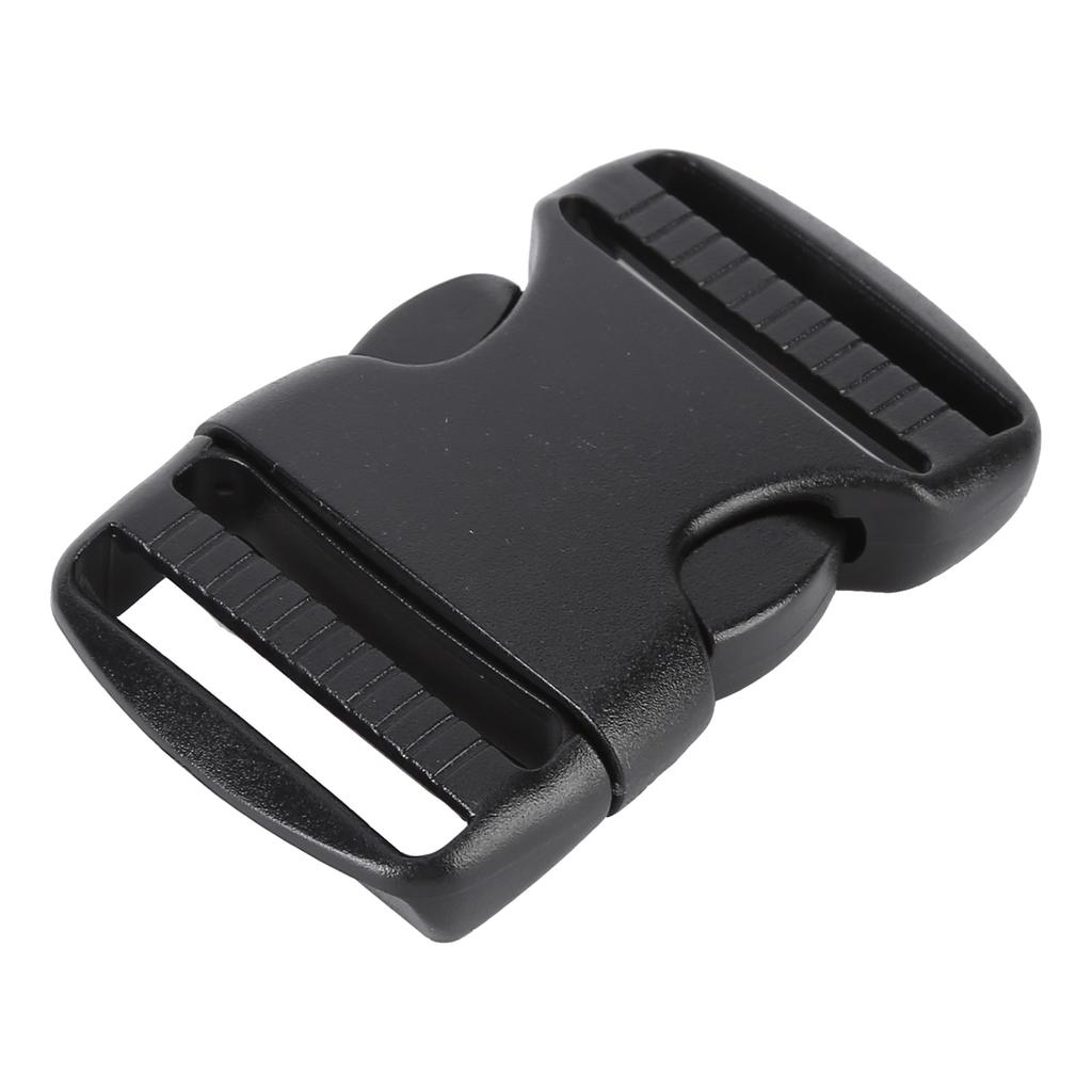 5Pcs Quick Release Buckle Plastic Dual Adjustable Strap Buckles Replacement DIY Craft for Backpack Black