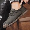 Fashion Fashionable Autumn Men Comfortable One Foot Handmade Soft Soled Casual Shoes Outdoor Men's Breathable and Non Slip Sports Shoes