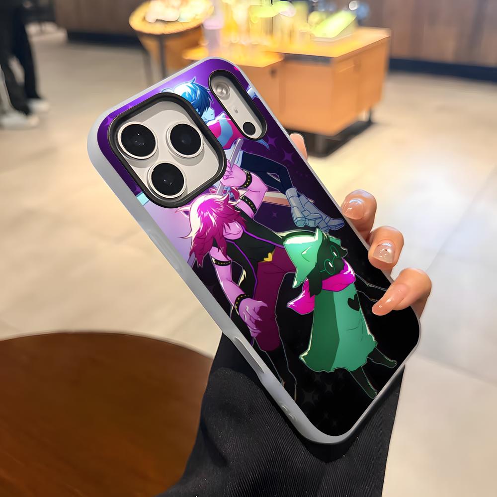 Игровой чехол для телефона D-D-Deltarune для iPhone 17 Air 16 E 15 14 Plus 13 12 11 Pro Max, Желейный 2-в-1 Защитный чехол