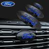 Автомобильная наклейка Ford 3 шт. Значок для Ford Taurus Equator Explorer Escape ST Kuga Mondeo Focus Edge Автомобиль Передний Задний Логотип Рулевое колесо