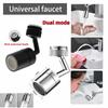 Stainless Steel 720°Rotation Faucet Extender Universal Splash-proof Saving Faucet Sprayer Head Bathroom Kitchen Extender Adapter