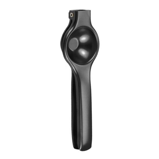 Пресс для лимона из нержавеющей стали Сверхпрочный ручной пресс для цитрусовых для лайма, апельсина, коктейлей с текилой, соковыжималка-процессор для лимона и лайма с эргономичной ручкой