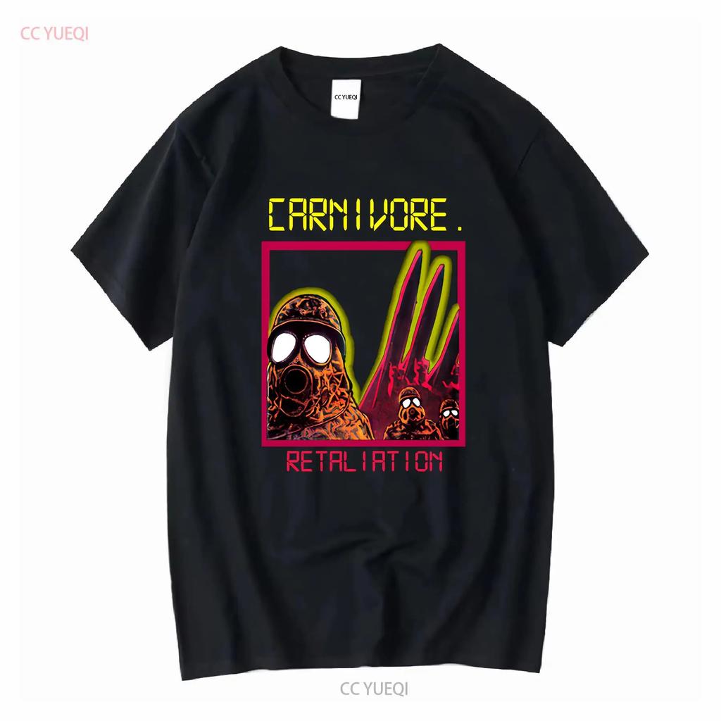 Carnivore Band T Shirt Retaliation Metal Unisex Full Sizes TE6029 Long or Short Sleeves Vintage Washed Graphic Homme Streetwear