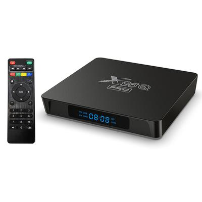 X96Q PRO Android 10.0 Smart TV Box UHD 4K Media Player Allwinner H313 Четырехъядерный H.265 2.4G&5G WiFi