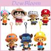 Оригинальный плюшевый кулон One Piece, милый и мягкий брелок с мультяшным персонажем