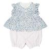 Romper Short Sleeve Combi 80 Little Mirabelle Made In Japan [Baby Castle]