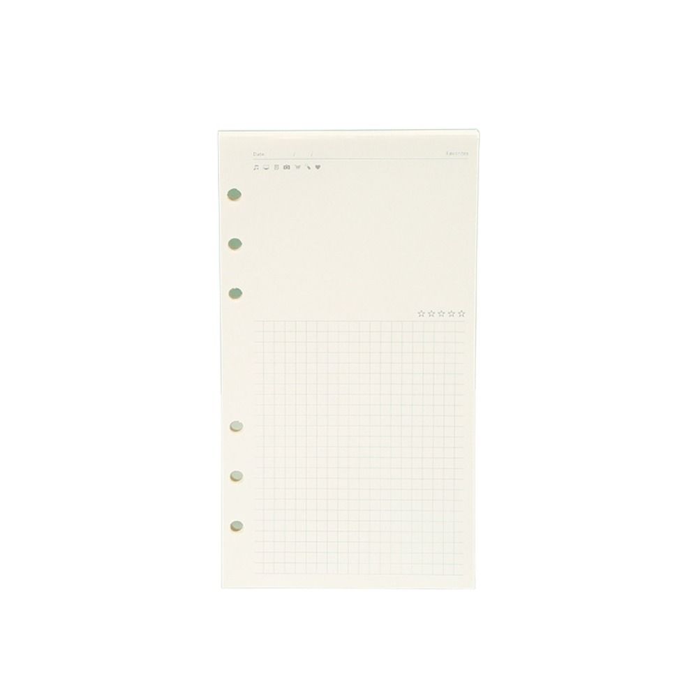 45 листов A5 A6 A7 Внутренняя сменная бумага Сменный спиральный скоросшиватель Спиральный скоросшиватель Бумага для записных книжек Студенты