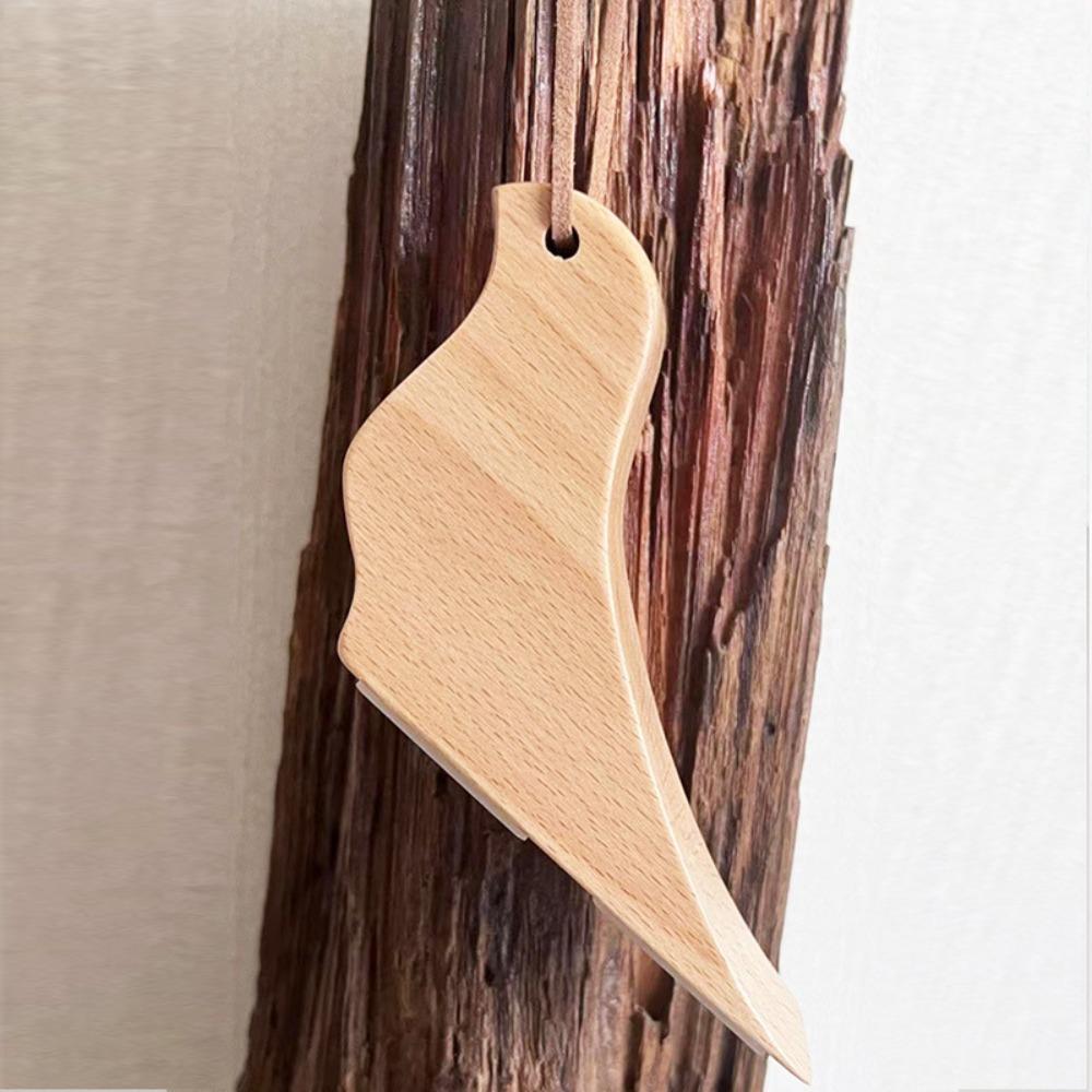 Door Wedge Wooden Bird Door Stopper Floor Stop Wall Protector Funny Door Suction Home