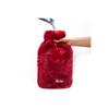 Cats In Istanbul Claret Red Plush Hot Water Bag