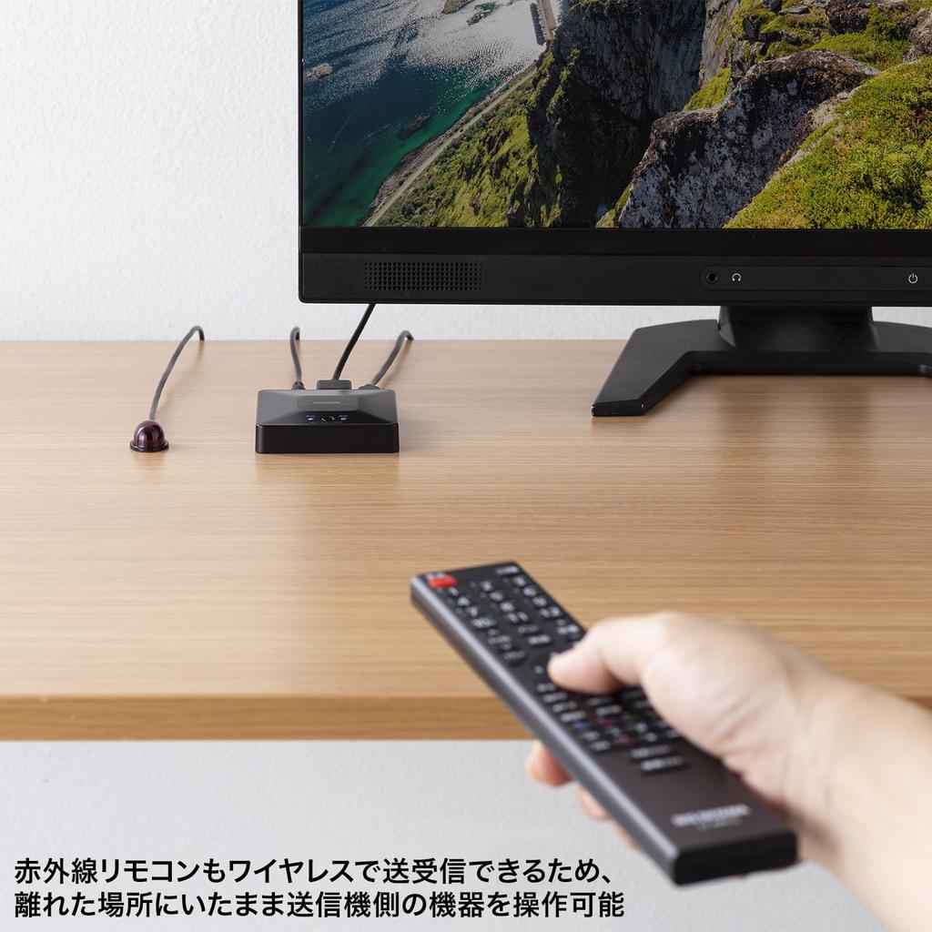 Sanwa Supply Wireless HDMI Extender to 60m set (up extension, model) VGA-EXWHD13