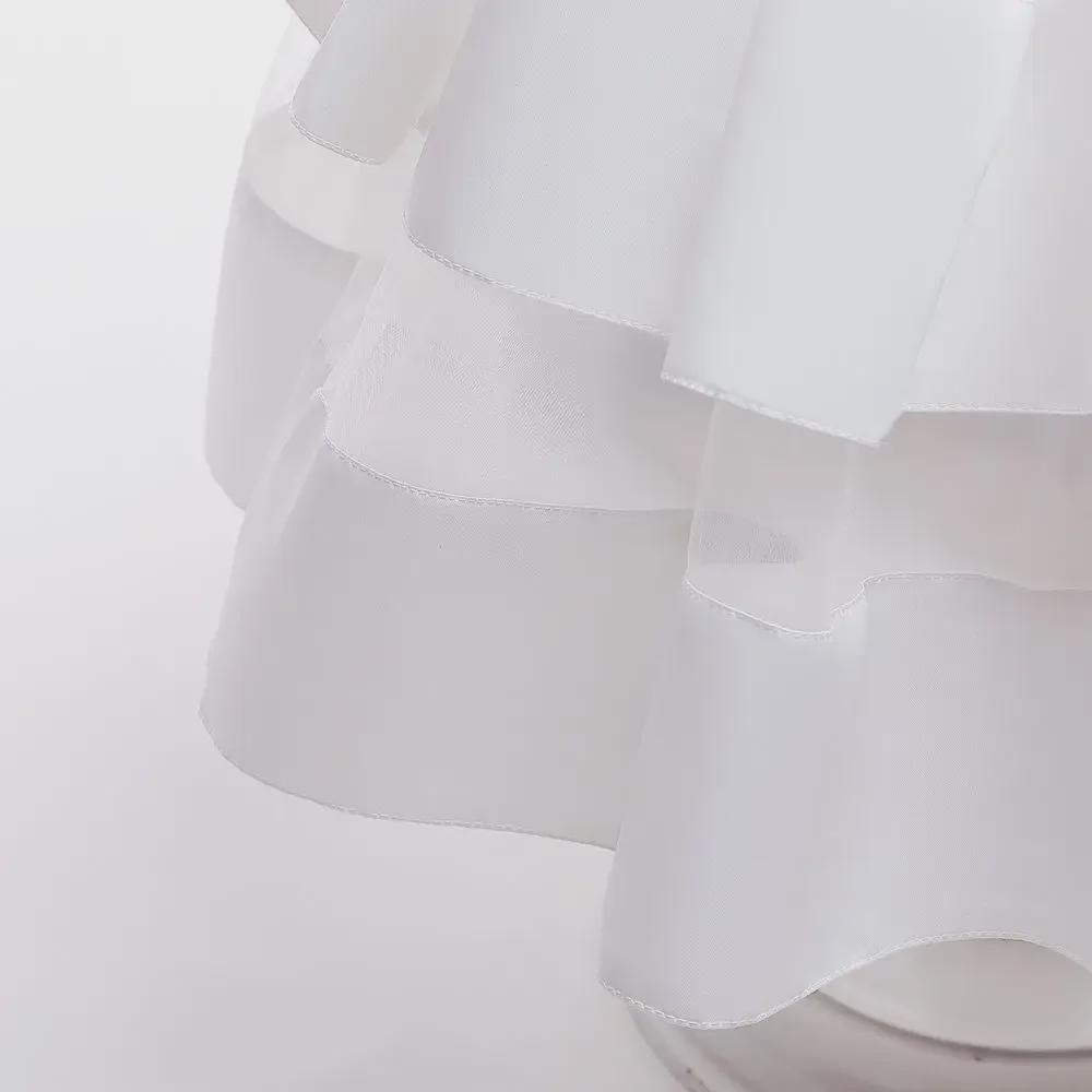 Платье-пачка принцессы европейского и американского производства: Рукава-банты для девочек-цветочниц для детских выступлений и повседневной одежды