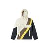 Li Ning Color Block Splicing Design Thick Hooded Pullover Jacket Men Jackets Multicolor AJMQ723-1