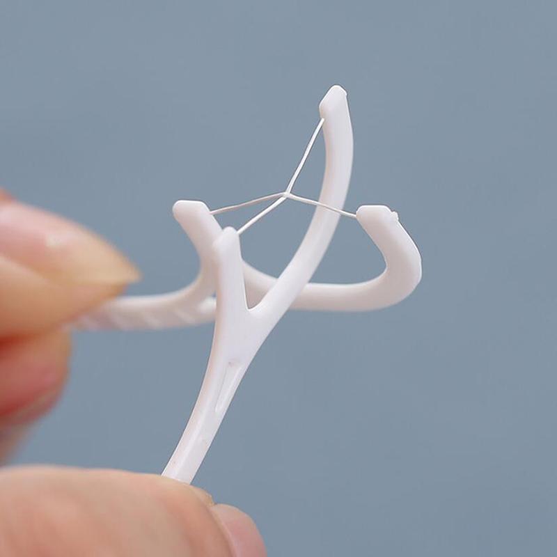 20/50/100PCS Disposable Interdental Brush Dental Floss Pick Dental Floss Toothpicks Teeth Stick Tooth Cleaning