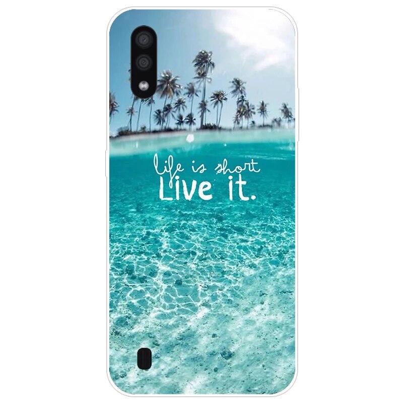 Чехол для Samsung M01, чехол из ТПУ 5,7 дюйма для Samsung Galaxy M01 M 01 SM-M015FZBDSER m015, задняя крышка для телефона, силиконовый чехол-бампер, принципиально