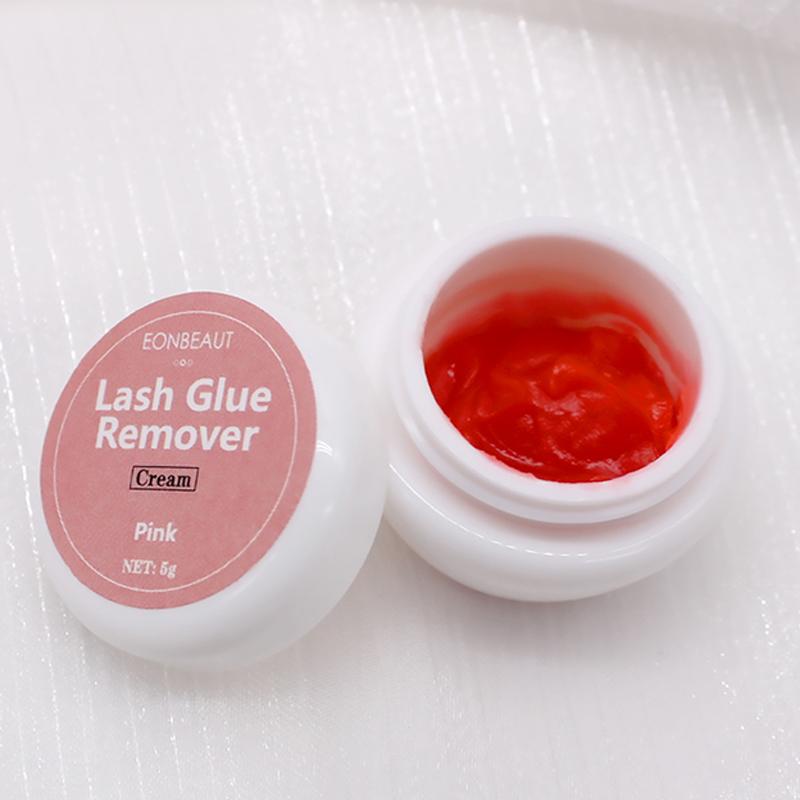 eonbeaut Крем для снятия розового цвета для наращивания ресниц 5 г, принадлежности для макияжа