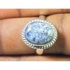 Natural Dendrite Opal 925 Sterling Silver Oval Handmade Ring Gift US-7.5 MK-74