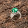 Редкий малахитовый драгоценный камень ручной работы ювелирные изделия из стерлингового серебра 925 пробы кольцо в стиле бохо для подарка RR-1-16