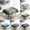 Waterfall Tablecloth Alpine Flowing Water Printed Stain Resistant Waterproof Kitchen Table Home Decoration