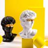 Black Gold David Resin Plaster Bust Ornament Art Kit