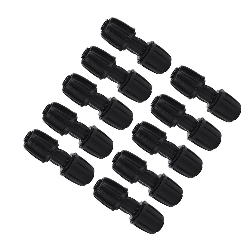 10 шт. прямой соединитель для воды, фитинг для капельного полива сада для шланга ПЭ 16 мм