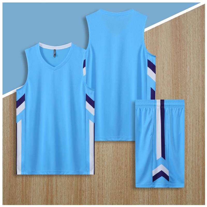 New basketball suit, adult children's basketball suit, summer game team sports vest, training camp jersey DIY