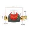 12V 275A Circuit Cutter For Camper Car Auto RV Marine Boat Key Battery Selector Isolator Disconnect Rotary Switch