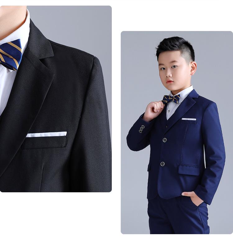 Пиджак в клетку большого размера для мальчиков - Детский костюм для выступлений 2023