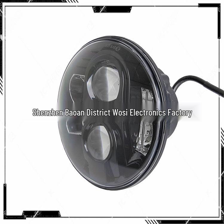 Compatible 7-Inch LED Headlight for Harley Glide Motorcycles