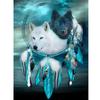 DIY Wolf 5D Diamond Painting Animal Rhinestone Full Round Drill Diamond Embroidery Mosaic Handmade Art Wall Art Home Decor