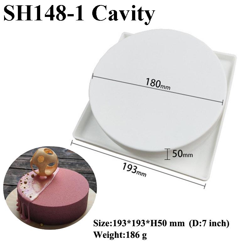 Cake Baking Tools Cylindrical Shape French Mousse Moulds Silicone Cake Molds Dessert Bakeware Food Grade Kitchen Baking Utensils