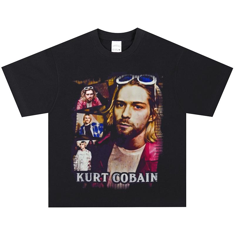 Футболка Nirvana Курт Кобейн, Мягкая ткань, Повседневная