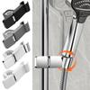 Clamps Showerhead Clip-on Bracket Round Pipe Riser Rail Bracket Durable Shower Head Holder