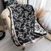 Simple Style Mori Contrasting Colors Double-sided Imitation Cashmere Scarf Winter High-end Warm Shawl