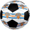 York Knicks Soccer Ball Colorful All Ages Machine Stitched PVC Competition Ready Durable High-Bounce.SIZE5