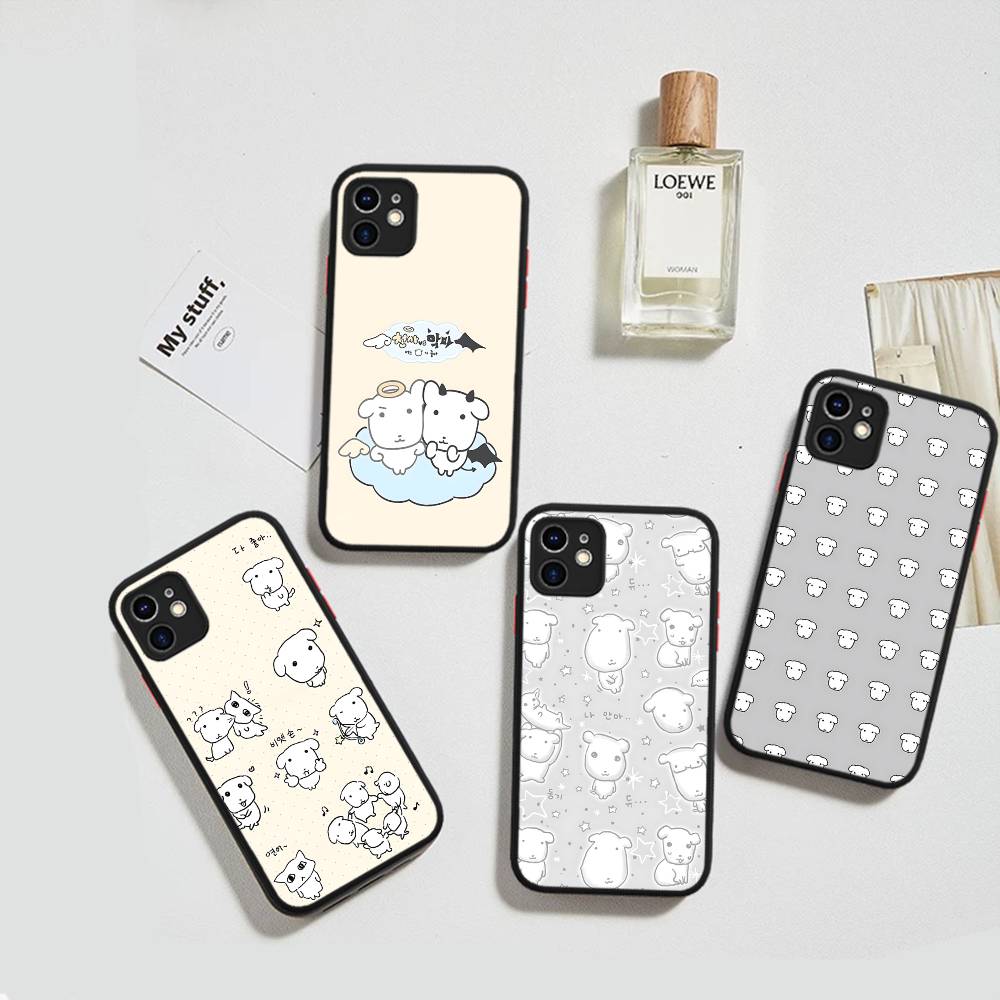 Cute G-GANADI Anime Phone Case For iPhone 11 12 13 14 15 16 Pro Plus X XS MAX Matte Bumper Shockproof Cover