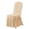 Dining Room Chair Cover Stretch Parsons Slipcovers with Skirt Super Fit Spandex Chair Seat Protector Cover for Dining Room, Hotel, Ceremony