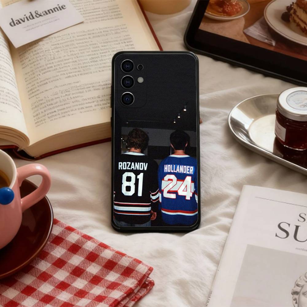 Чехол для телефона Ice hockey H-Heated R-Rivalry для Samsung S 25,24,23,22,30,21,10,9,Ultra,Plus,Lite,FE,4,5 G Мягкий Черный Чехол