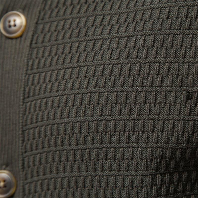 Gant Вышитый осенне-зимний новый тренд однотонный кардиган мужской свитер деловой высококачественный свитер вязаный свитер