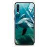Blue Sea Animal Cute Dolphin Tempered Glass Cover For Samsung Galaxy A51 A71 A91 A72 A52 A81 A41 A31 A21 A21s M51 M31 M21 Shell