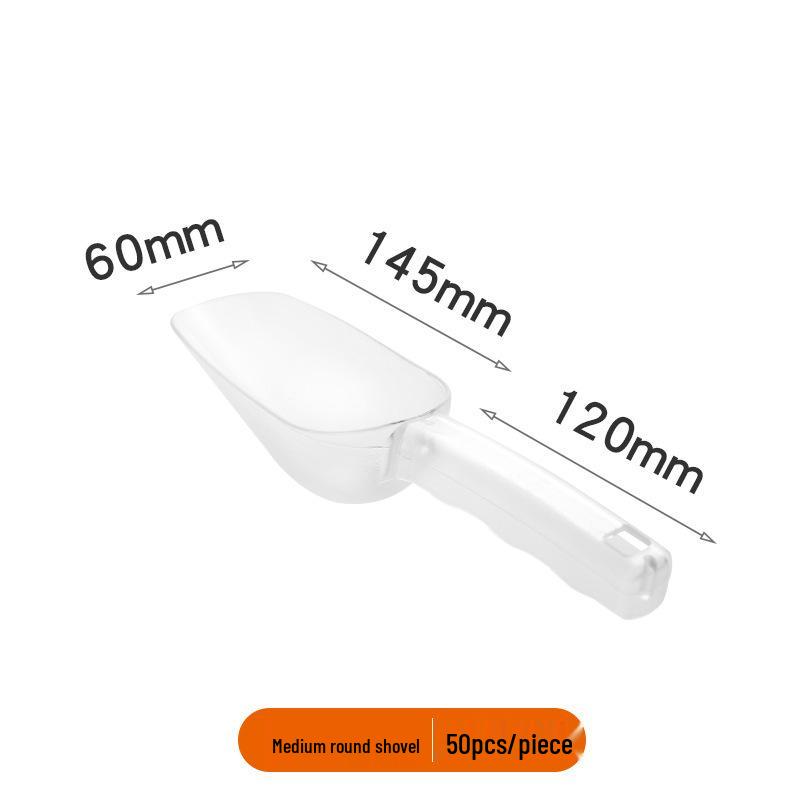 Утолщенный пластиковый многоцелевой совок для льда, попкорна, муки, риса, корма, сухофруктов, чая и сахара.