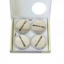 4PCS 75mm Car Floating Wheel Center Hub Caps Cover for Benz B/C/E/S Class A Class C200L GLC GLK CLA Accessories.WZAQWQEAZC QT1