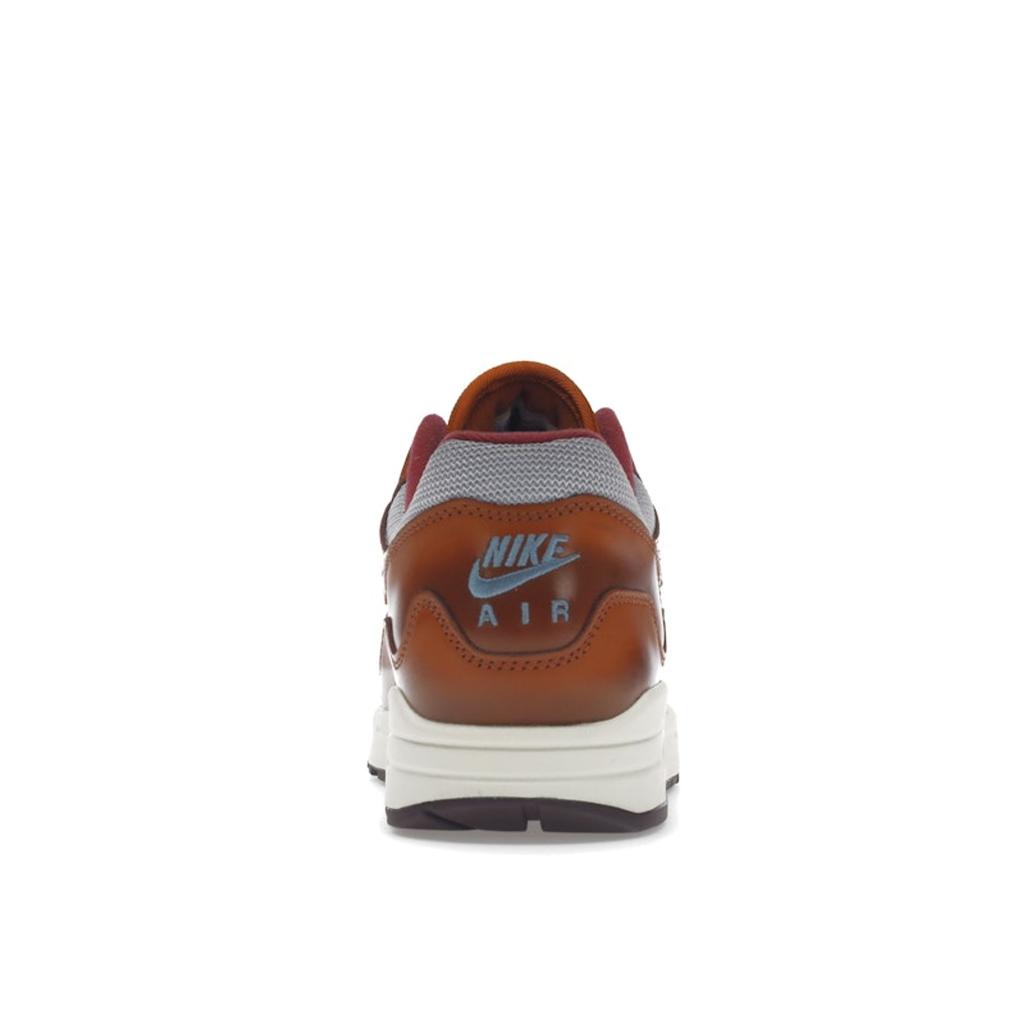 Nike Кроссовки унисекс Patta x Air Max 1 Dark Russet Коричнево-серебристый металлик DO9549-200