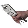 10 Inch Sheet Metal Clamps Welding Locking Pliers Adjustable Opening High Carbon Steel Flat Nose Pliers Hand Tools