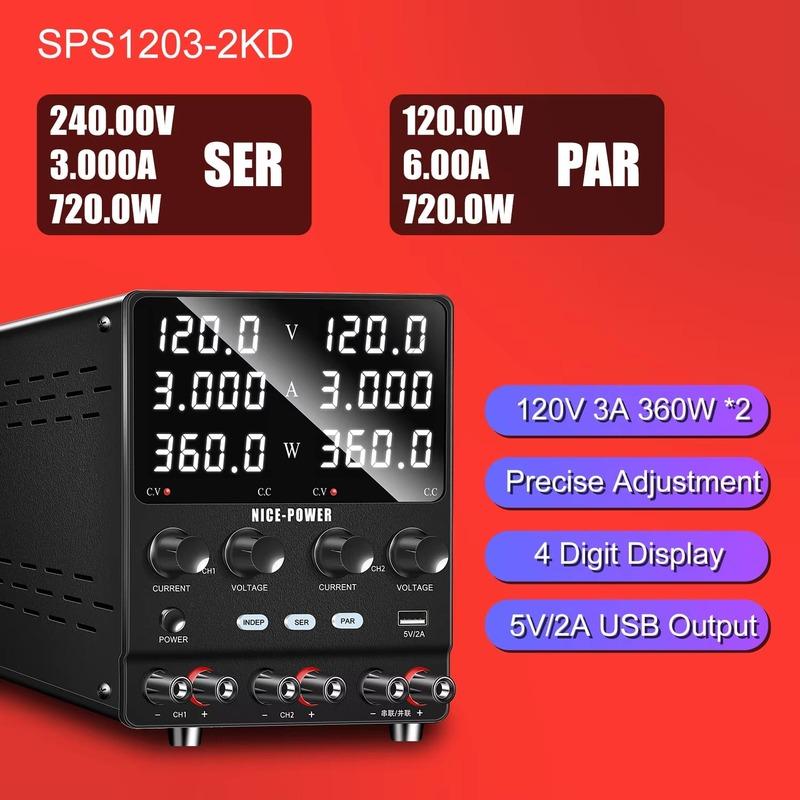 Новый 30V10A двойной источник питания переменного/постоянного тока, переменный лабораторный источник питания, 60 В, регулируемый лабораторный стабилизатор напряжения, стабилизатор тока, блок Usb