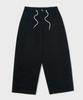GLW Wide Cut Balloon Pants Cotton Black