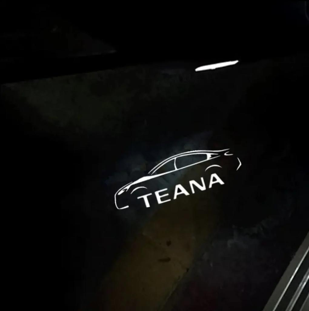 CGANEI1 2 шт. Светодиодные приветственные огни для дверей автомобиля Для Nissan Teana J31 2003 2004 -2018 2018 2020 2021 2022 Navara Nismo Проектор Аксессуары