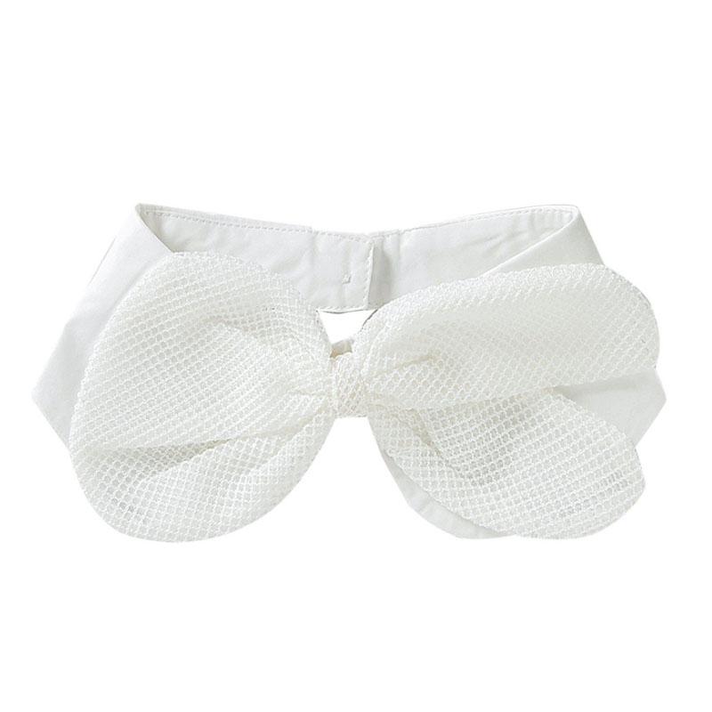 Fashion White Fake Collar Women Detachable Collars Black Woman False Collar Lace Removable Half Shirts Tie Top Collars Decor