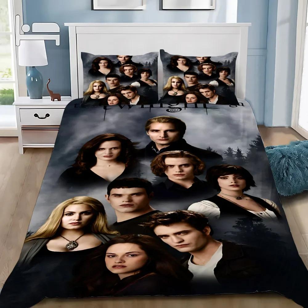 Exquisite The twilight Saga printed Bedding Set Duvet Cover Set 3pcs For Boys girls Adult Bedroom Decoration Single Twin Full