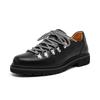 Fashion Genuine Leather Shoes Mens Derbys Spring Autumn Flat Brand Male Footwear Black Shoes Cool Fashion Style Plus Size 45 D616