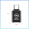 Автомобильный адаптер Type-C на USB 3.0 Автомобильный конвертер Детали интерьера Для Opel Astra C G H Insignia J K Zafira B Corsa Vectra C Corsa C